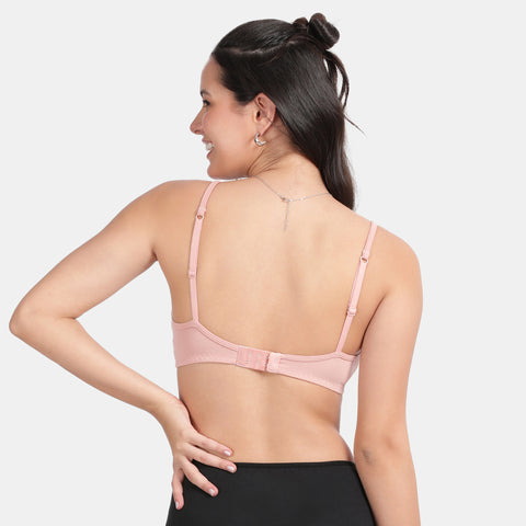 Envie Value+ Girls Non-Padded Non-Wired Full Coverage Teenage Bra - EVEGBA006 (Peach)