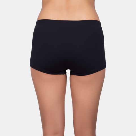 Envie High Rise Full Coverage Boyshorts - NVP2065 (Black)