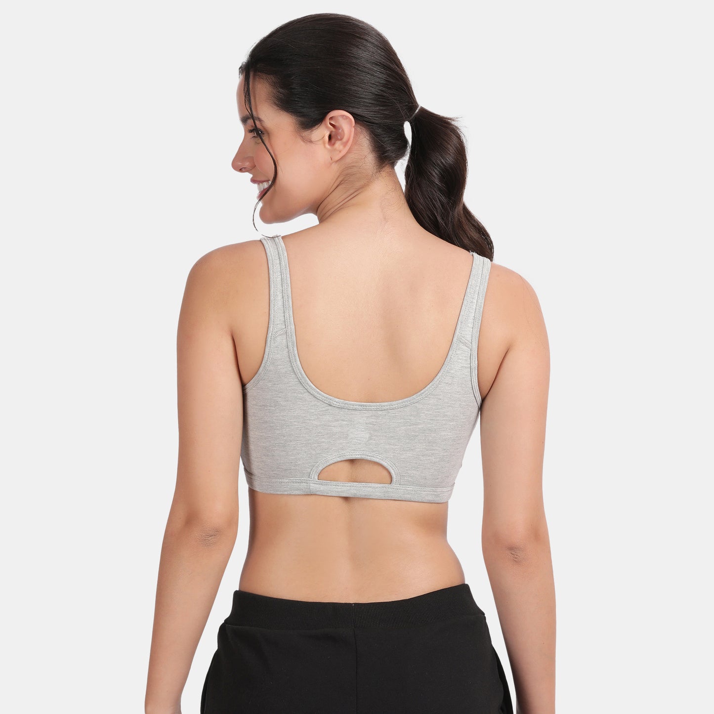 Envie Padded Non-Wired 3/4th Coverage Sports Bra - NVB1123