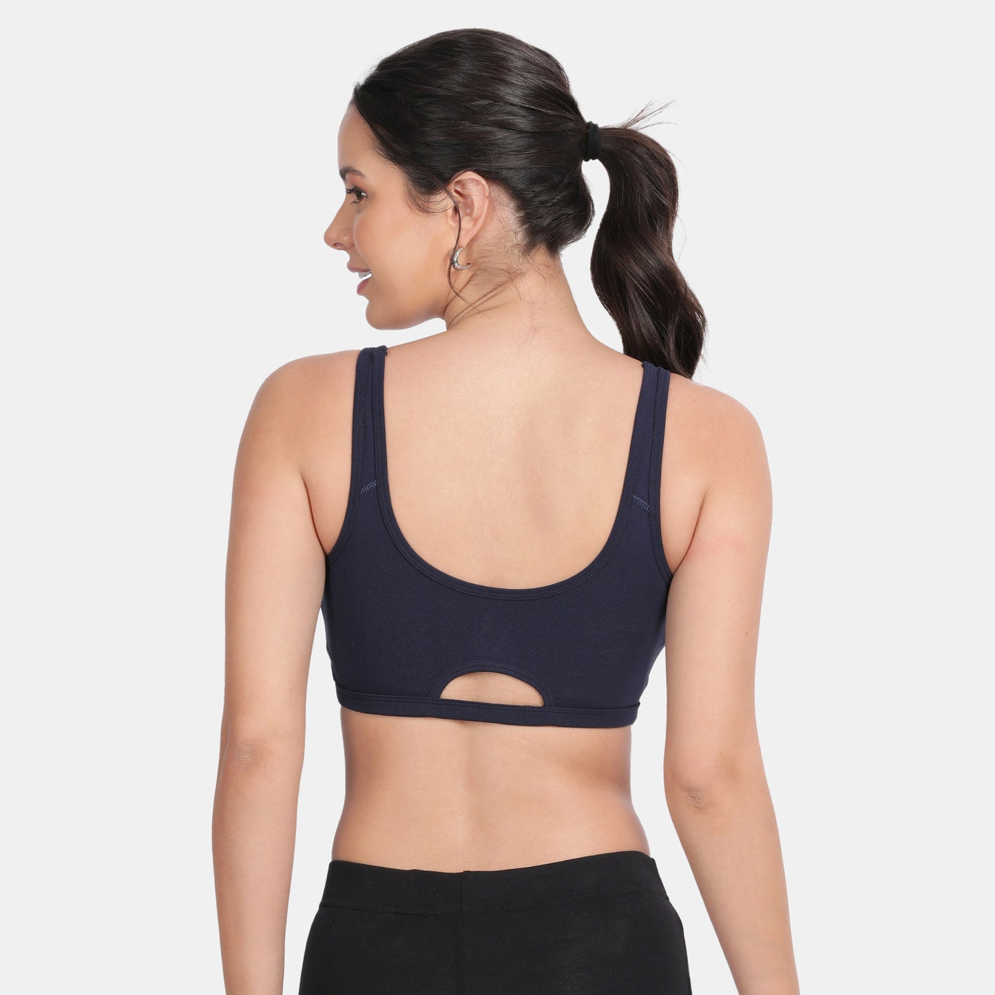 Envie Padded Non-Wired 3/4th Coverage Sports Bra - NVB1123