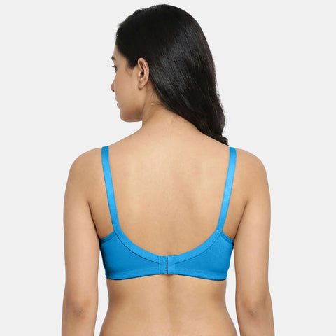 Envie Non-Padded Non-Wired 3/4th Coverage T-Shirt Bra - NVB1002 (Royal Blue)