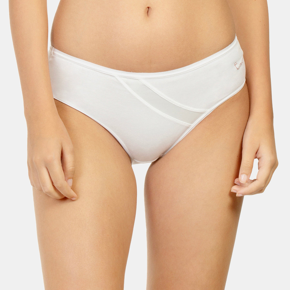 Envie Medium Rise 3/4th Coverage Hipster - NVP2014 (White)