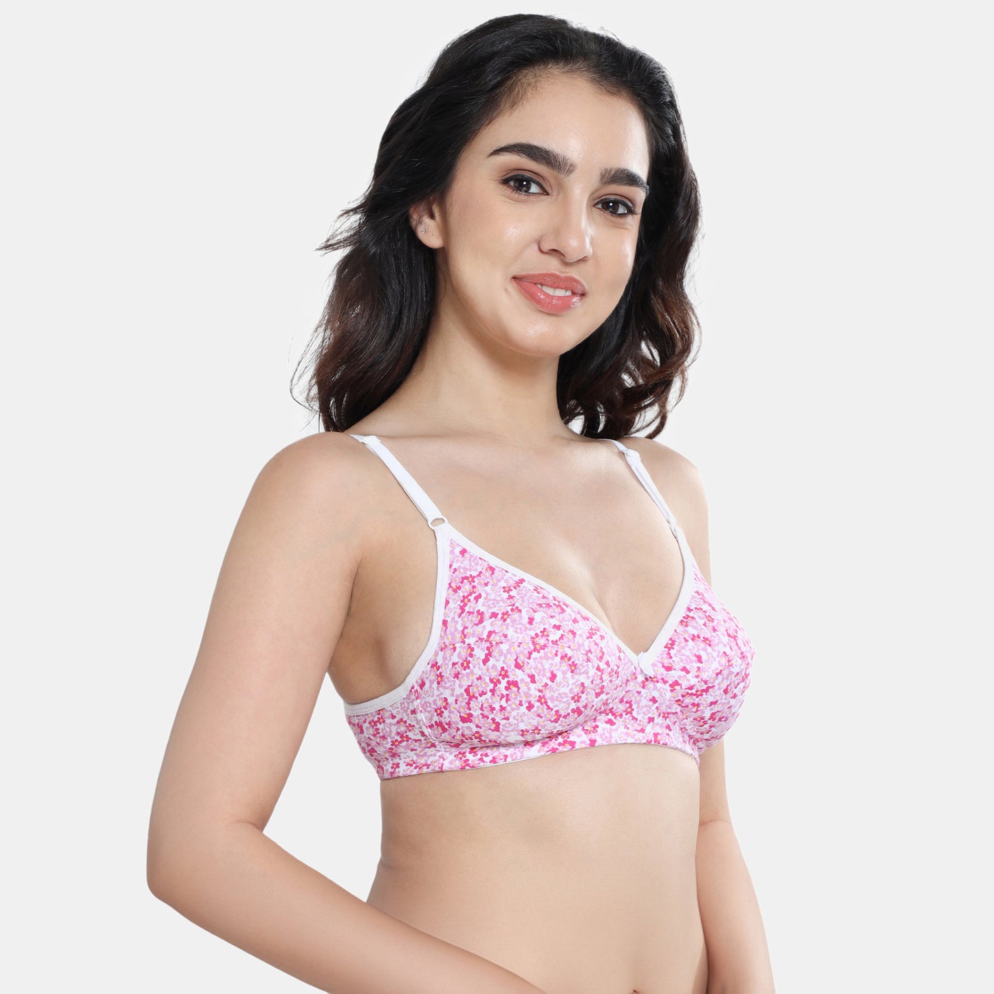 Envie Non-Padded Non-Wired 3/4th Coverage Minimiser Bra - Assorted - NVB1109