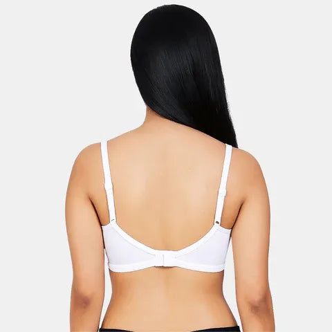 Comfortable white T-shirt bra Envie non wired non padded moulded 3/4th coverage workwear bra