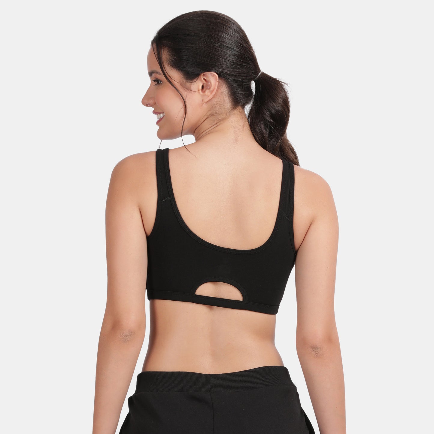 Envie Padded Non-Wired 3/4th Coverage Sports Bra - NVB1123