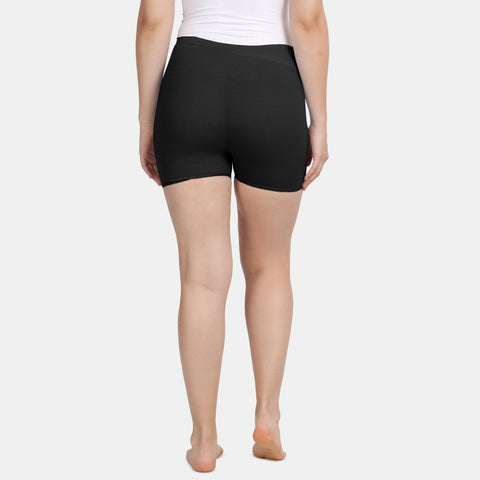Envie Hugged Fit Maternity Lace Shorts - NVS5031 (Black)