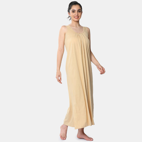 Envie Relaxed Fit Scoop Neck Nighty Slip - NVC3029 (Nude)