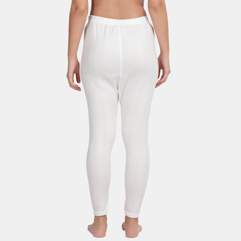 Envie Regular Fit Ankle Length Thermal Pant NVTHTM114 (Off White)