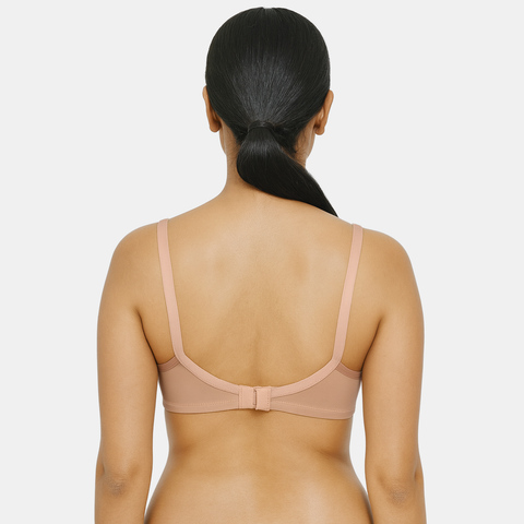 Envie Non-Padded Non-Wired 3/4th Coverage Lace Bra - NVB1133 (Skin)
