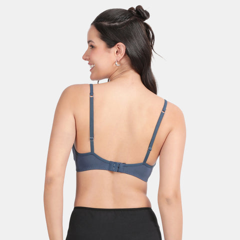 Envie Value+ Girls Non-Padded Non-Wired Full Coverage Teenage Bra - EVEGBA006 (Dark Denim)