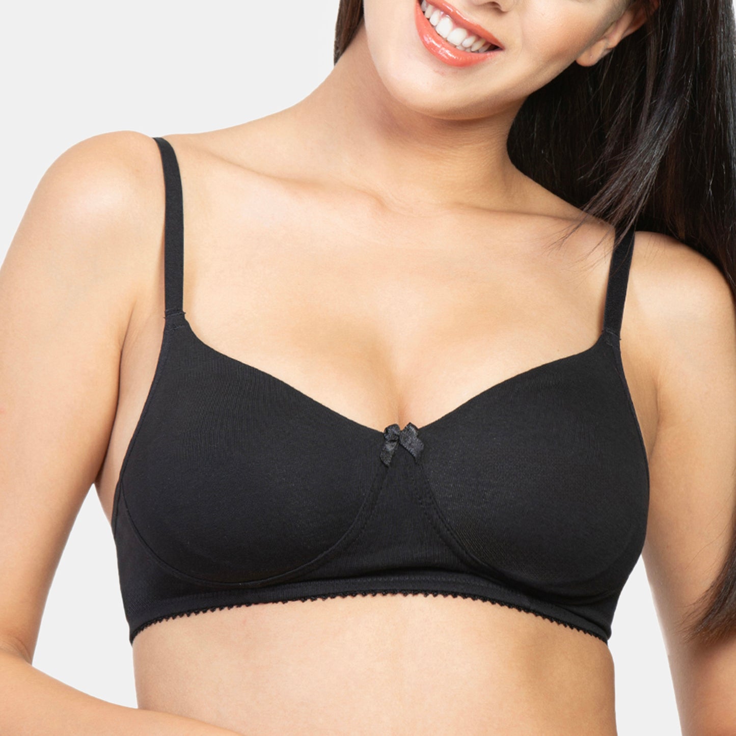 Envie Value+ Non-Padded Non-Wired 3/4th Coverage T-Shirt Bra - NVB1002