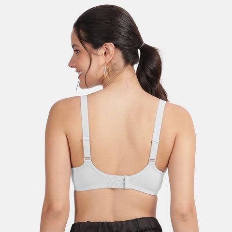 White non padded T-shirt bra Envie wired 3/4th coverage soft comfortable bra