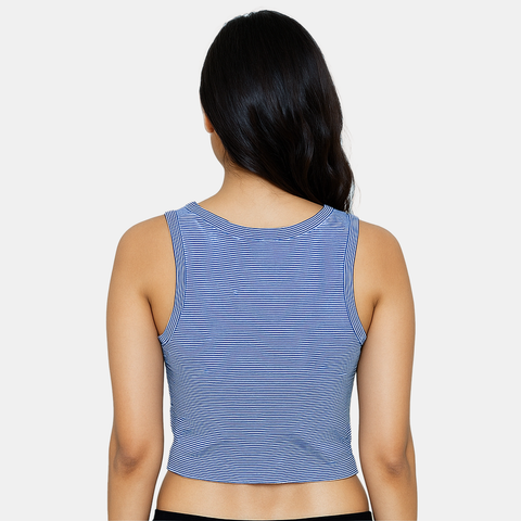 Envie Regular Fit U Neck Short Length Camisole - NVC3032 (Royal Blue)