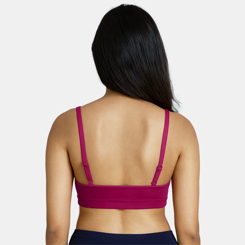 Envie Girls Non-Padded Non-Wired Full Coverage Beginners Bra - NVGB1008 (Dark Maroon)