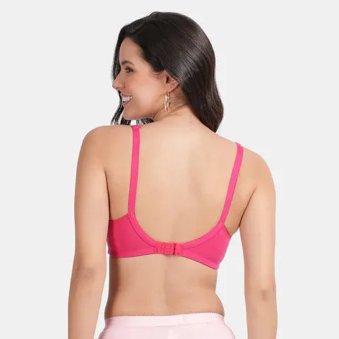 Fusia pink minimiser bra Envie non padded non wired 3/4th coverage comfortable everyday bra
