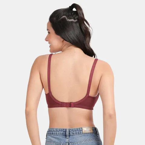 Plum minimiser bra Envie non padded non wired 3/4th coverage comfortable everyday bra