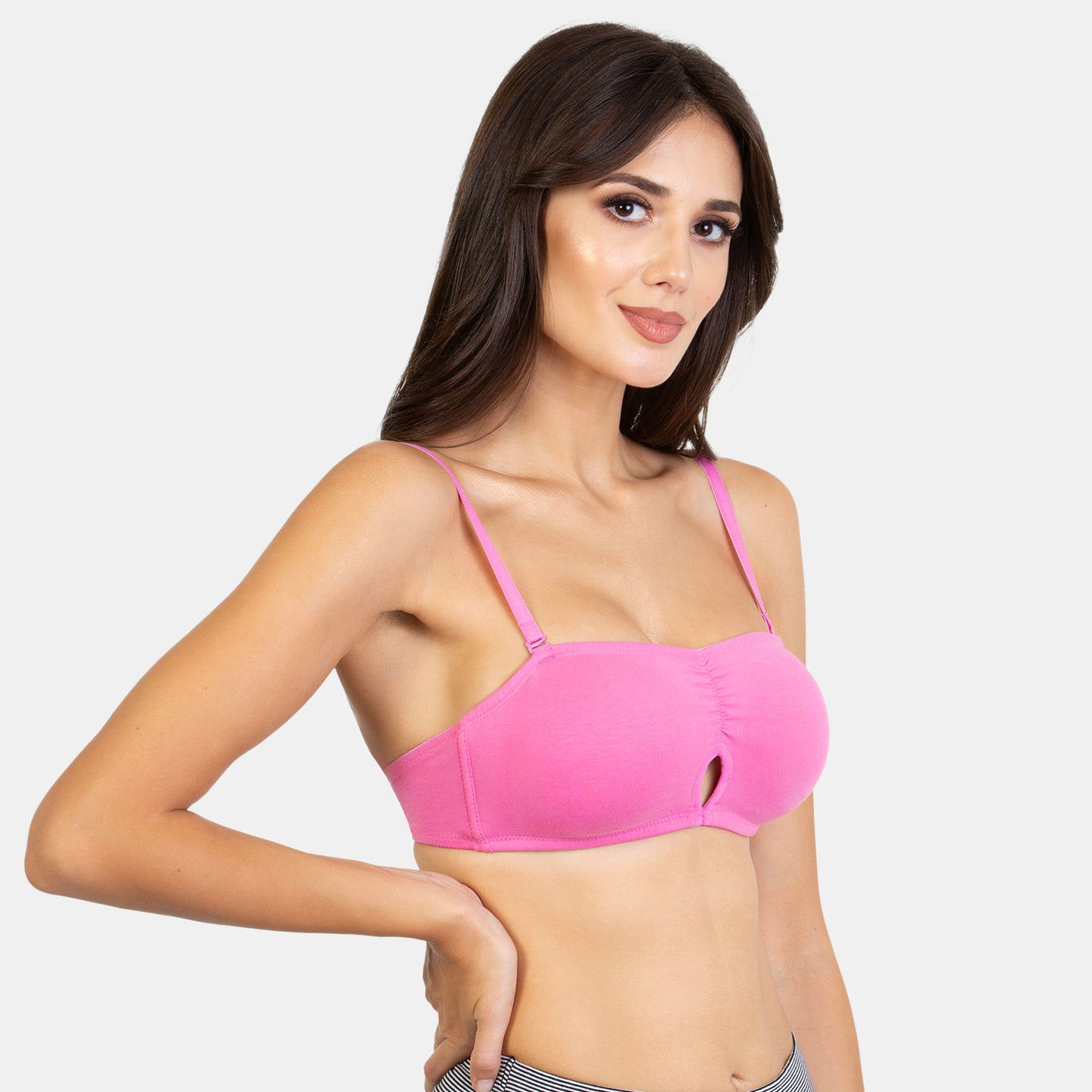 Envie Value+ Non-Padded Non-Wired Medium Coverage Bandeau Bra - NVB1027