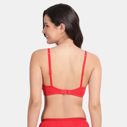 Envie Value+ Girls Non-Padded Non-Wired Full Coverage Teenage Bra - EVEGBA006 (True Red)