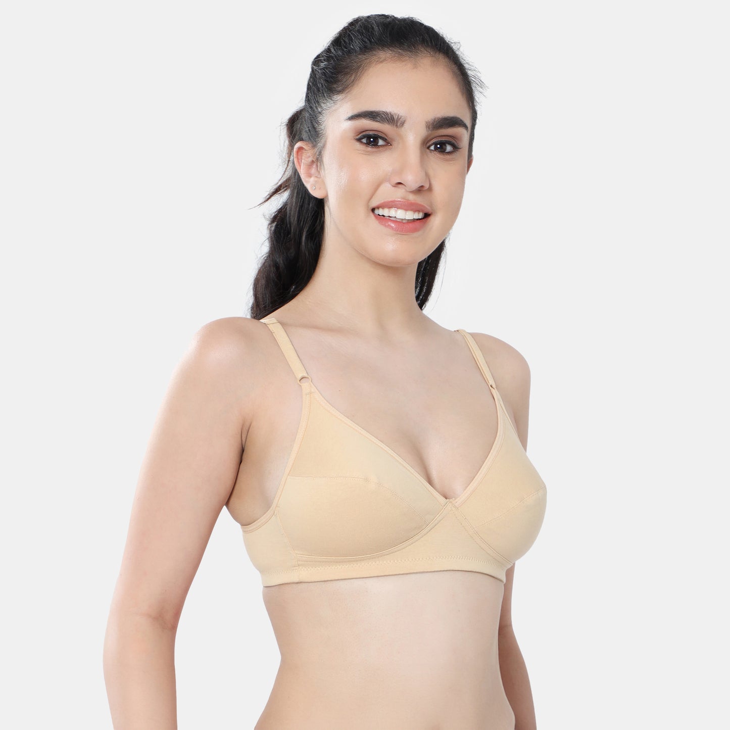 Envie Value+ Non-Padded Non-Wired 3/4th Coverage Minimiser Bra - NVB1083