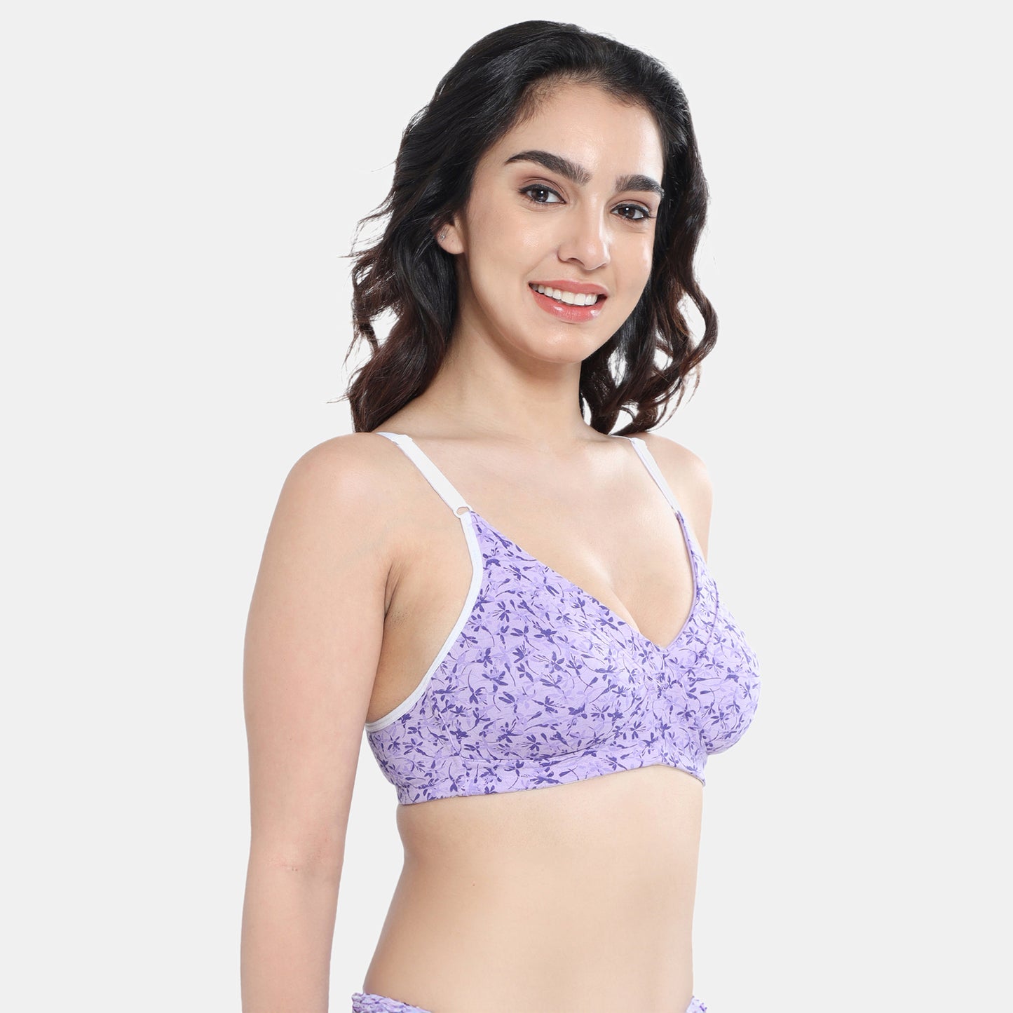 Envie Non-Padded Non-Wired Full Coverage T-Shirt Bra - Assorted- NVB1110