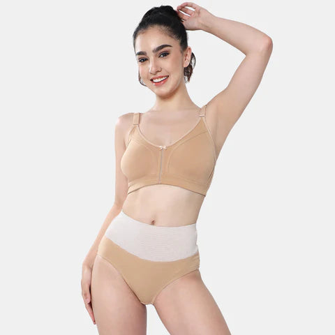 Nude t shirt bra Envie non wired non padded full coverage seamless bra invisible under white clothes daily wear
