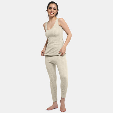 Envie Regular Fit Scoop Neck Thermal Tank Top - NVTHTM112 (Grey)