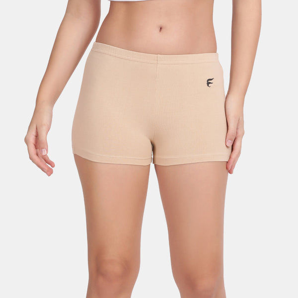 Envie Pack of 2 Regular Fit Basic Underskirt Shorts - NVS5017 (Beige)