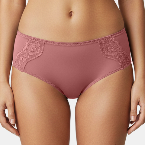 Envie Mid Rise 3/4th Coverage Lace Hipster - NVP2067 (Mauve)