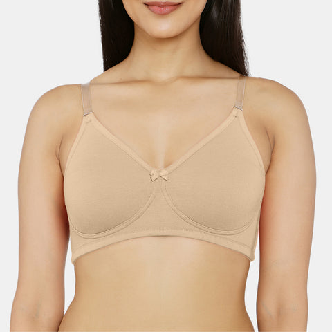 Envie Non-Padded Non-Wired 3/4th Coverage Minimiser Bra - NVB1136 (Nude)