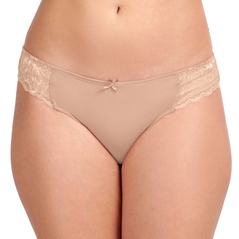 Envie Low Rise Half Rear Coverage Lace Bikini - NVP2060 (Skin)