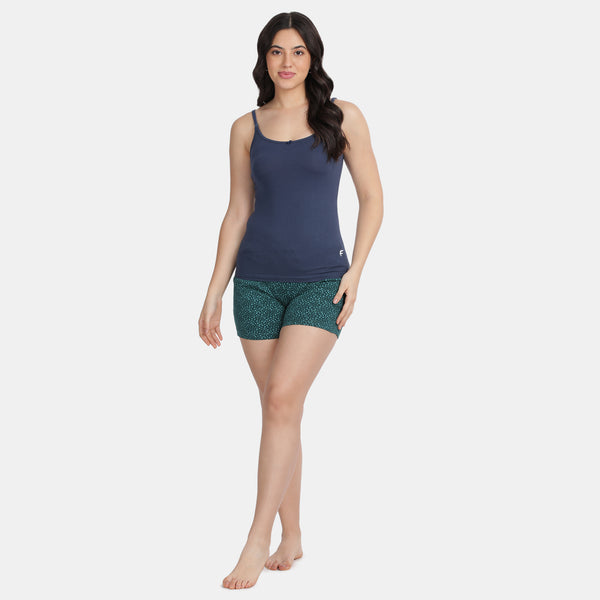 Envie Relaxed Fit Scoop Neck Short Length Camisole - NVC3010 (Dark Denim)
