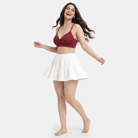 Envie Padded Non-Wired T-Shirt Bra - NVBSF02 (Cabernet)