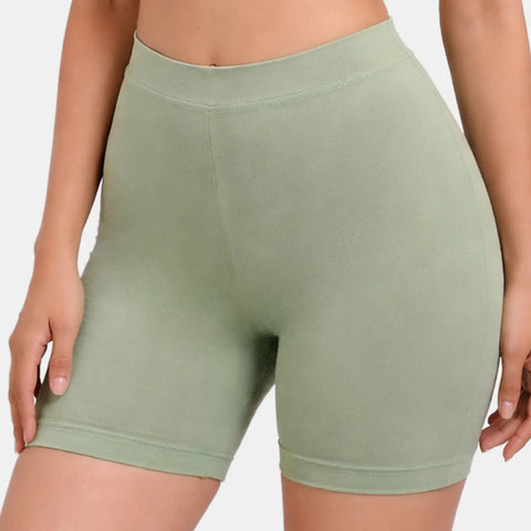 Envie Hugged Fit Thigh Length Cycling Shorts - NVS5019 (Reseda)