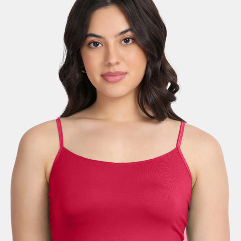 Envie Regular Fit Scoop Neck Short Length Camisole - NVC3031 (Maroon)