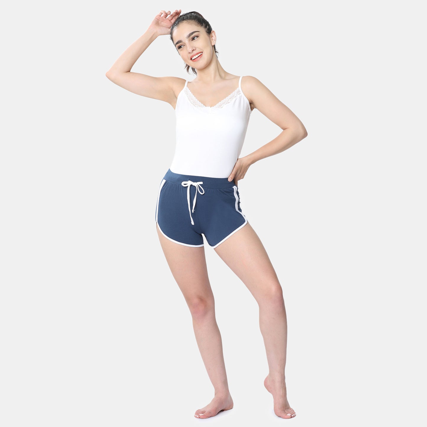 Envie Dualtone Relaxed Fit Dolphin Shorts - NVS5023