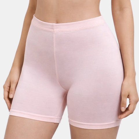 Envie Hugged Fit Thigh Length Cycling Shorts - NVS5019 (Salmon Rose)
