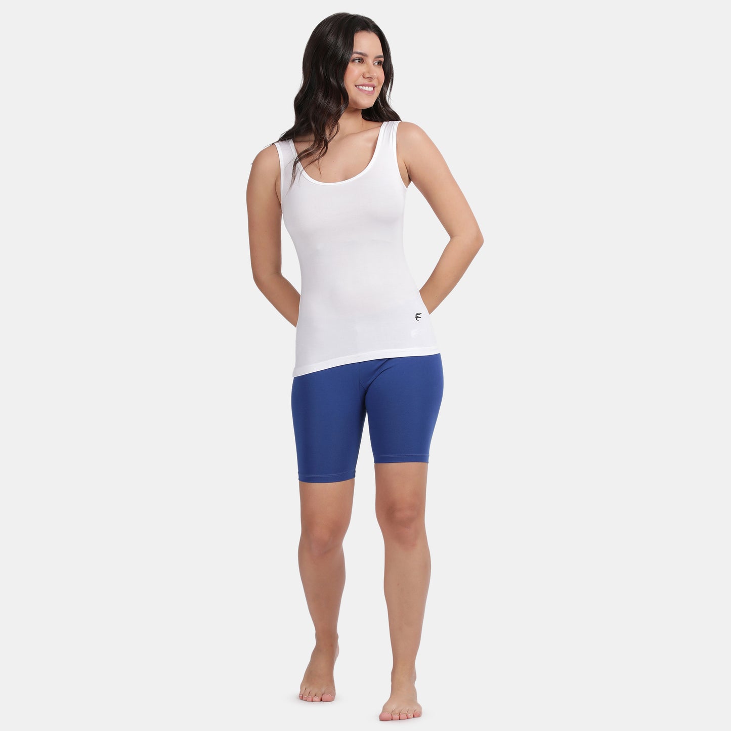 Envie Value+ Hugged Fit Thigh Length Cycling Shorts - NVS5019