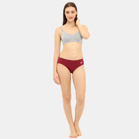 Envie full coverage t shirt bra grey melange NVB1084 non padded non wired smooth finish breathable everyday bra