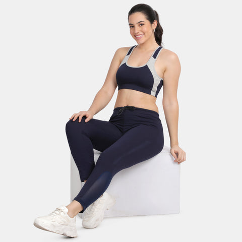 Envie Regular Fit Ankle Length Track Pant - NVTP8008 (Navy Navy)