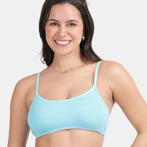 Envie Value+ Girls Non-Padded Non-Wired Full Coverage Teenage Bra - EVEGBA006 (Blue Curacao)
