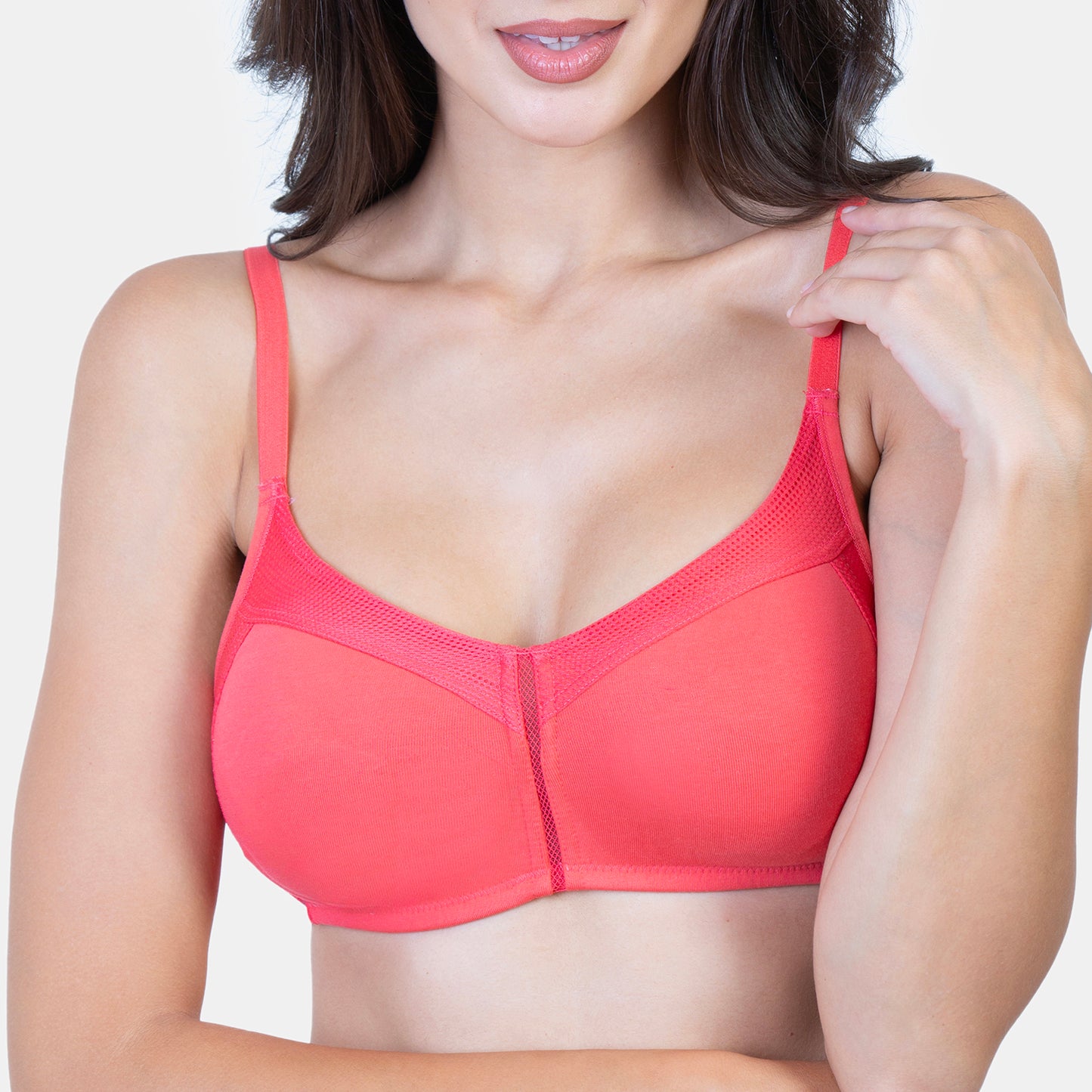 Envie Non-Padded Non-Wired 3/4th Coverage T-Shirt Bra - NVB1031