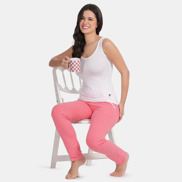 Envie Regular Fit U-Neck Short Length Tank Top - NVC3006 (White)