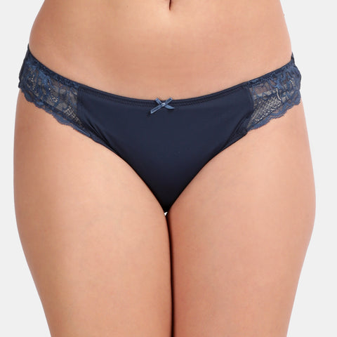 Envie Low Rise Half Rear Coverage Lace Bikini - NVP2060 (Navy)