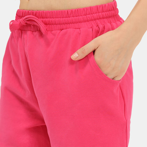 Envie Loose Fit Thigh Length Shorts - NVS5022 (Fusia)