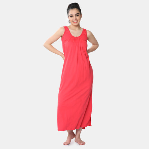 Envie Relaxed Fit Scoop Neck Nighty Slip - NVC3029 (True Red)