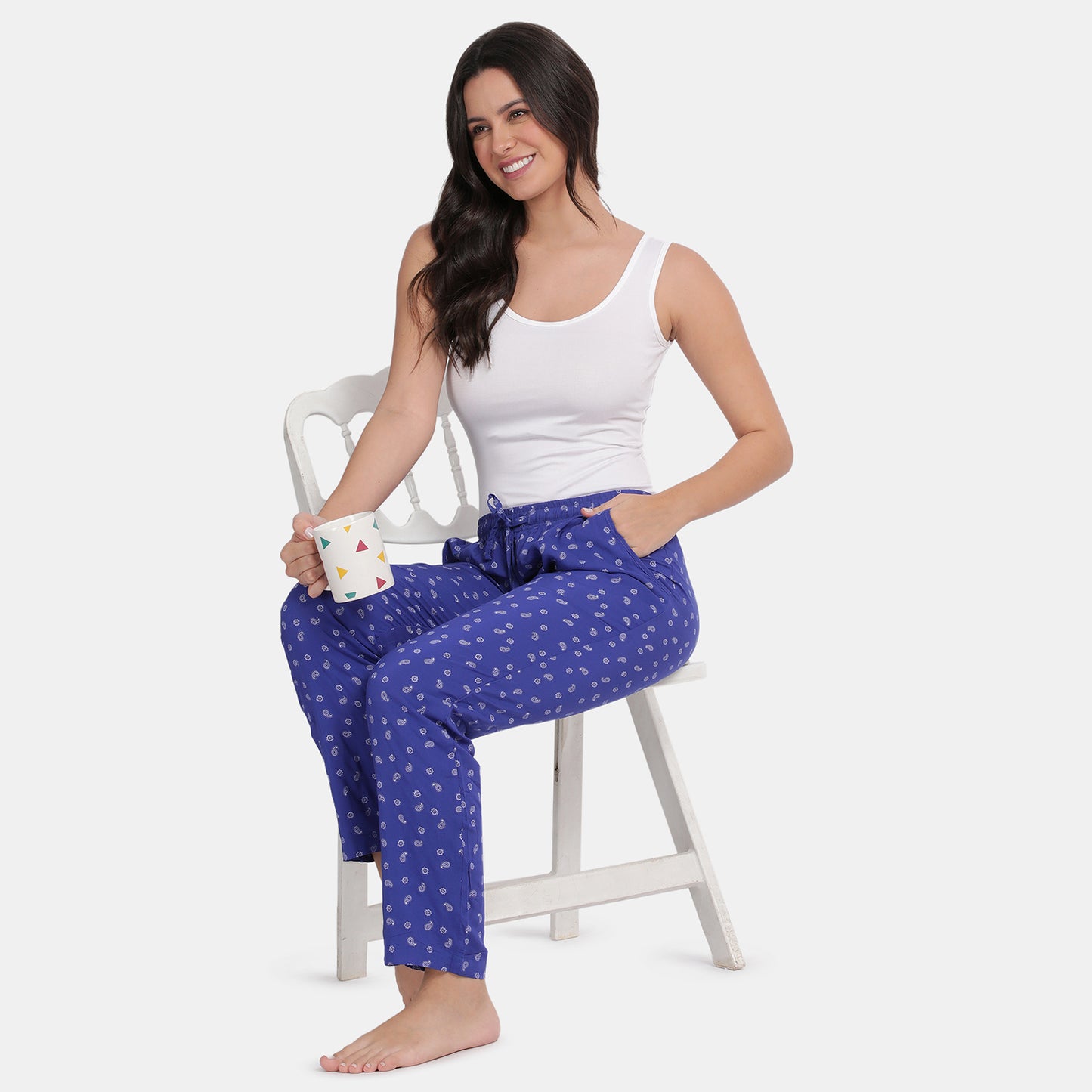 Envie Relaxed Fit Full Length Pyjama - NVTP8010