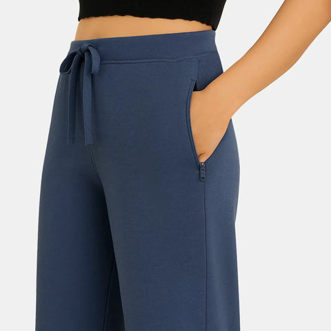 Envie Relaxed Fit Wide Leg Baggy Pant – NVTP8016 (Dark Denim)