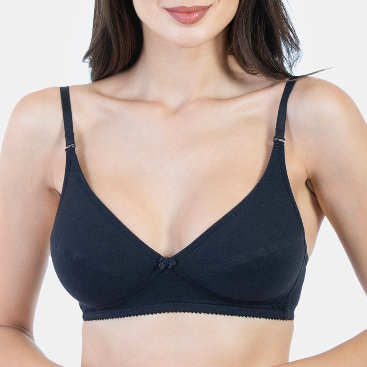 Envie Non-Padded Non-Wired 3/4th Coverage Minimiser Bra - NVB1041