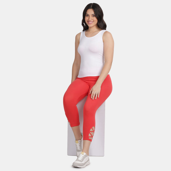 Envie Regular Fit U-Neck Short Length Tank Top - NVC3019 (White)