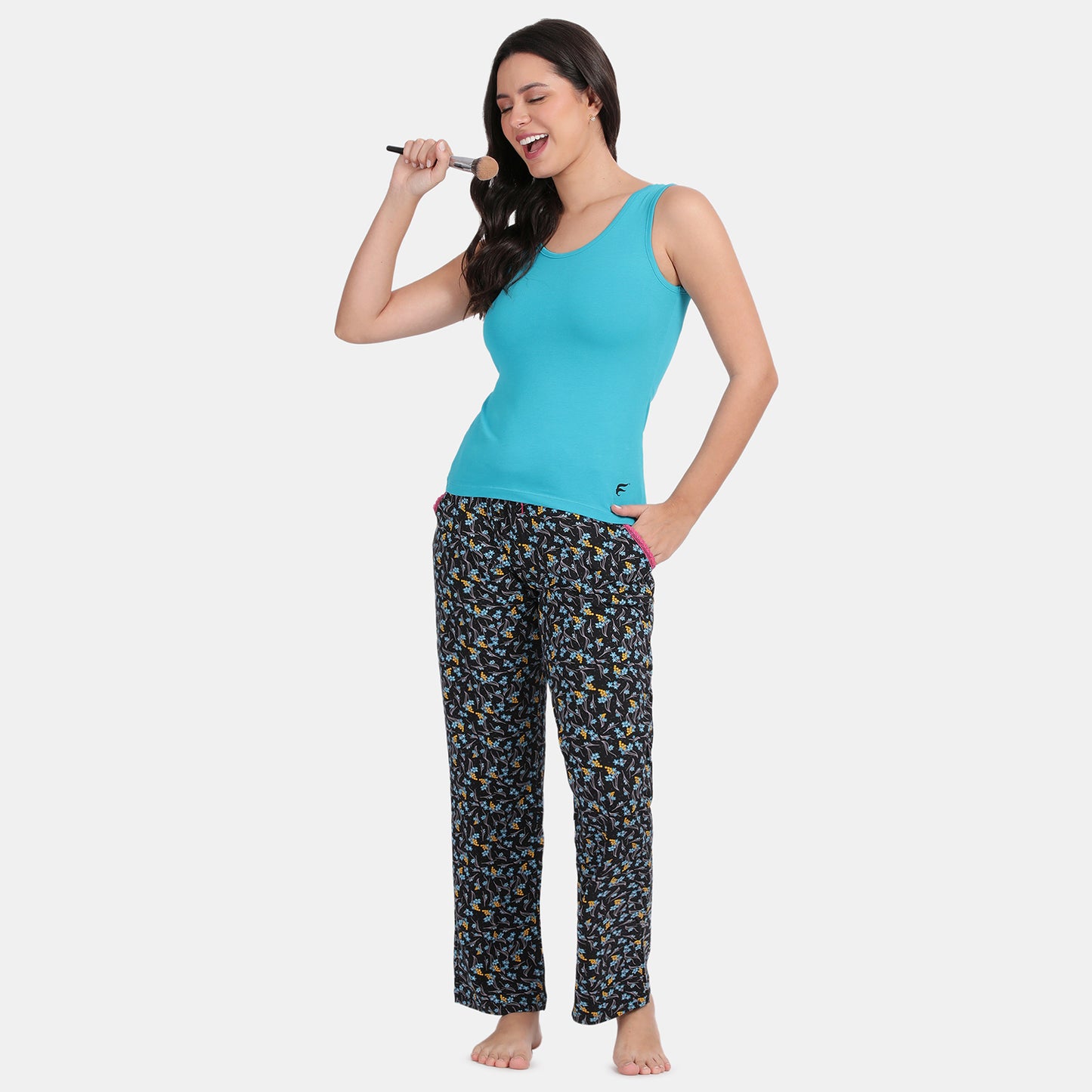 Envie Relaxed Fit Full Length Pyjama - NVTP8001